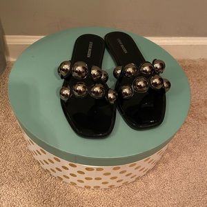 Steve Madden Black Sandals